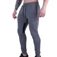thumbnail image 5 of Men's Classic-FIT Pantalones Para Hombre Fashion Casual Plicing Drawstring Cuffed Pants Sports Fitness Pants, 5 of 5