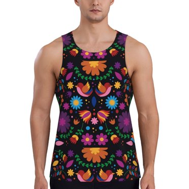 VBTAPA Beach Tank Tops For Men 2025 Trendy Gradient Color Sleeveless Muscle Tshirt Casual Summer Vacation Tropical Shirts Sales Day Clearance Prime Blue