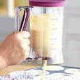thumbnail image 3 of Shoreew Pancake Batter Dispenser BPA-Free Cupcake Batter Funnel Pancake Maker with Measuring Label Easy Pour Baking Supplies, 3 of 7