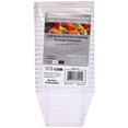 thumbnail image 4 of HTOOQ Plastic 8 oz | Clear Rectangles Servingware | Pack of 20 Party Bowls, 4 of 7