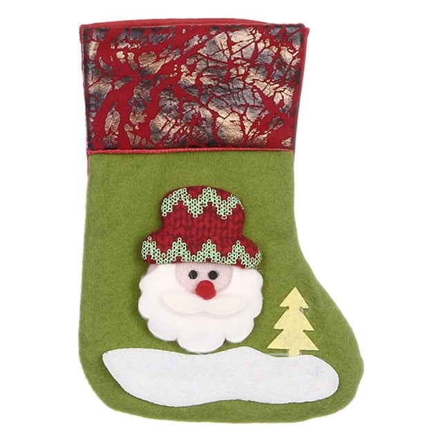 RKSTN Fall Decorations for Home Christmas decorations Christmas socks gift bag red Santa Claus Christmas socks Decorations