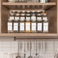 thumbnail image 4 of mmirethe Dust-proof Spice Jar Square Container Condiment Dispenser Cabinet Storage Bottle with Cover Lid Organizer for Restaurant, 4 of 8