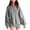 Gray Womens Sweaters, variant on BSDJILFG Long Sleeve Tops for Women Knitting Cotton Shirt Casual Split Hem Pullover Oversized Sweaters