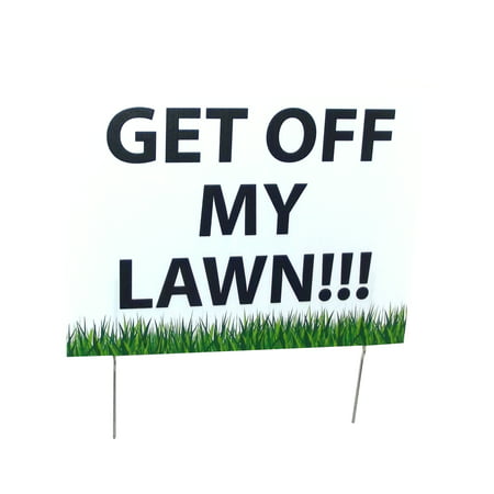 Aahs Engraving Home Novelty Yard Sign, 16.5 X 16 (Best Way To Get A Green Lawn)