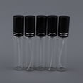 thumbnail image 2 of 10 Ml 5 piezas / juego de de recargables vacías s Negro Zulema Botella de perfume vacía, 2 of 8