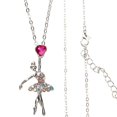 thumbnail image 1 of Ballet Girl Necklace Women Pendant Necklace Dainty Neck Chain Girls Neck Jewelry, 1 of 4
