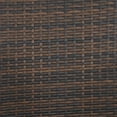 thumbnail image 4 of ZENY Set of 4 Wicker Bar Stools Patio Rattan Chairs Metal Frame, Brown, 4 of 11