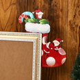 thumbnail image 3 of Marco de puerta de Navidad, decoración de madera, decoración navideña Extra gruesa, marco de madera, decoración colgante de esquina, 3 of 5