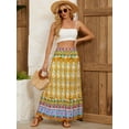 thumbnail image 7 of Bsubseach Ethnic Pattern Long Dress for Women Boho Casual Skirts with Pockets, 7 of 7