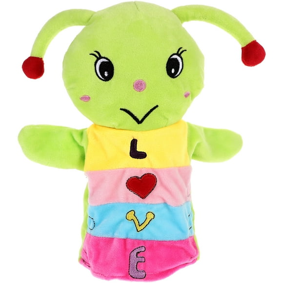Plush Animal Hand Puppet Cute Caterpillar Hand Puppet Stuffed Animal Hand Puppet for Kids Toddlers