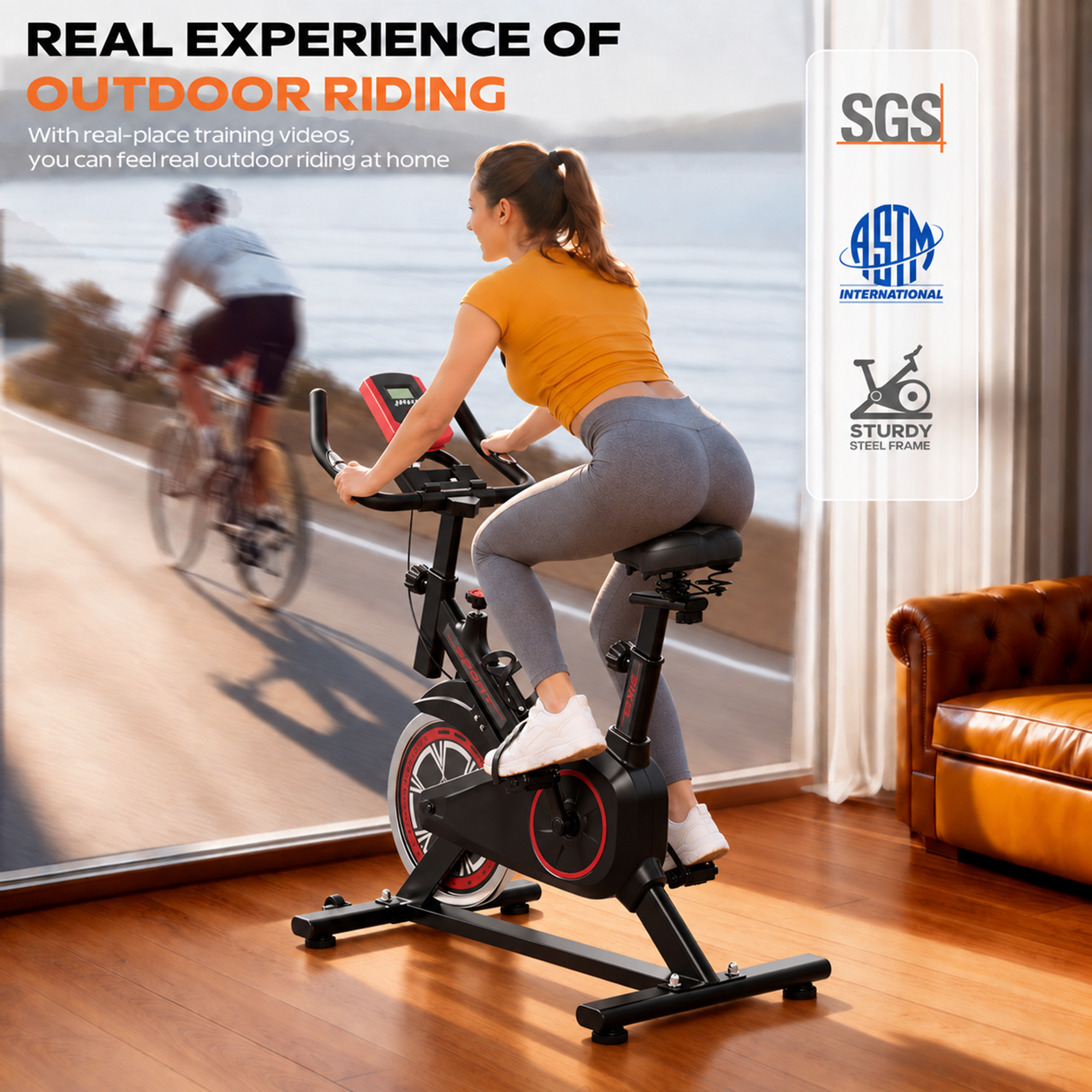 Primy Exercise Bike with 100 Resistance Levels photo 8