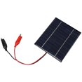 thumbnail image 2 of Panel solar impermeable de 5 W y 12 V para exteriores, cargador de células DIY, paneles de polisilicio epoxi de 136 x 110 mm para herramientas de batería de 9-12 V, 2 of 5