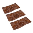 thumbnail image 4 of Moldes para pudín de bricolaje, 3 piezas de molde para hornear alimentos, molde de chocolate para bricolaje, accesorio para hornear, elegante y moderno, 4 of 8