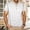 White, variant on CHENHANN Men T Shirts Short Sleeve Button Down Crewneck Henley Shirt Loose Fit Dark Gray Button Shirt Gym Shirts Men