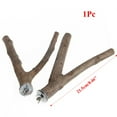 thumbnail image 6 of 1pcs Bird Perch Wooden Stand Natural Wood Standing Bar for Small Medium Birds, 6 of 6
