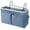 Blue, variant on Bedside Caddy Organizer, Large Under Mattress Storage Pocket for Books and Magazines, Hanging Holder to Declutter Bedroom and Create a Cozy Reading Nook