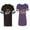 Men Black / Women Purple, variant on I Stole Her Heart So I am Stealing His Last name Matching Couple Cotton Jerseys (Men Black / Women Black) (Men S / Women S)