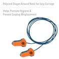 thumbnail image 5 of Honeywell Corded Polyurethane Foam Earplugs, Blue and Orange, 5 of 6
