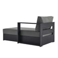 thumbnail image 4 of Modular Lounge Chair Chaise, Grey Gray, Aluminum Metal, Outdoor Patio Balcony Cafe Bistro Garden Hospitality Restaurant, Modern Contemporary HB36560, 4 of 9