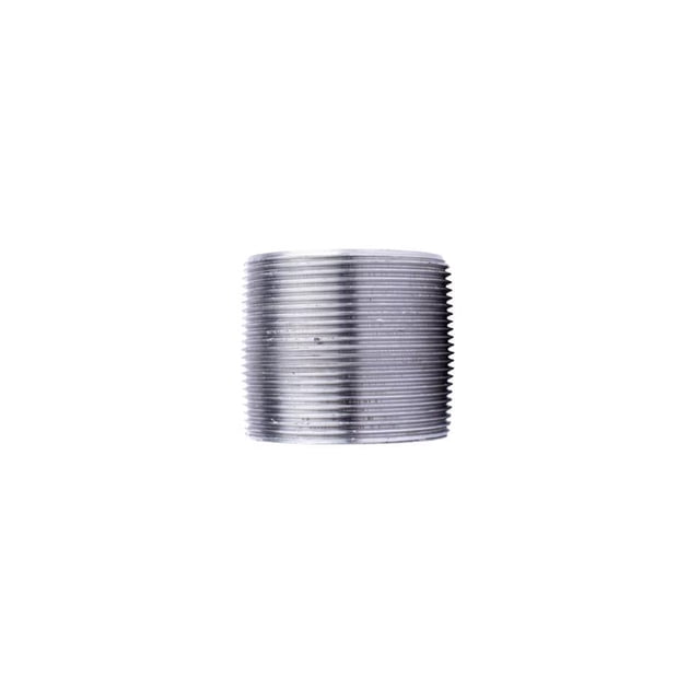Close Nipple STZ Industries, acero negro, 2 cm, MIP x 2 cm, MIP