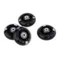 thumbnail image 1 of 64mm Inline Skate Wheels Inline Skates Replacement Wheel with Beas Black, 1 of 7