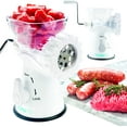 thumbnail image 4 of Hachoir Manuel - Hachoir avec 2 Assiettes en Acier Inoxydable, Accessoire à Saucisses, Presse, Base à Succion Robuste et Design Lavable au Lave-Vaisselle - Préparez Saucisse, Bœuf Haché, Hamburgers et Plus, 4 of 5