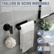 thumbnail image 4 of Juego de 2 Piezas de Accesorios de Baño, Toalleros de Baño Sin Taladro Adhesivo y Ganchos de Toalla para Baño Acero Inoxidable para Uso En Cocinas, Balcones y Baños (Negro), 4 of 4