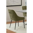 thumbnail image 6 of Pemberly Row Contemporary Fabric Upholstered Dining Side Chairs in Olive, 6 of 11