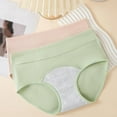 thumbnail image 5 of Riforla Women's Underwear Women's Solid Color Daily Menstrual Panties Womens Panties Briefs Green XXL, 5 of 8