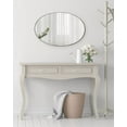 thumbnail image 5 of Kate and Laurel Rollo Midcentury Oval Metal Framed Mirror, 20 x 30, Gold, Decorative Modern Mirror Decor for Wall, 5 of 9