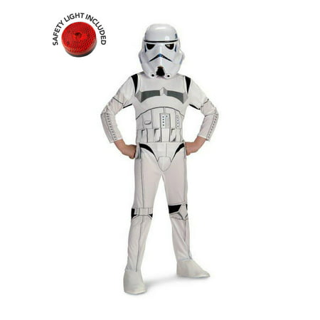 Star Wars Stormtrooper Costume Kit With Safety Light - Kids S