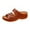 Brown, variant on Utoimkio Platform Sandals for Women Plus Size Wedge Heel Women's Sandals Stitched Hollow Slippers Massage Women's Shoes