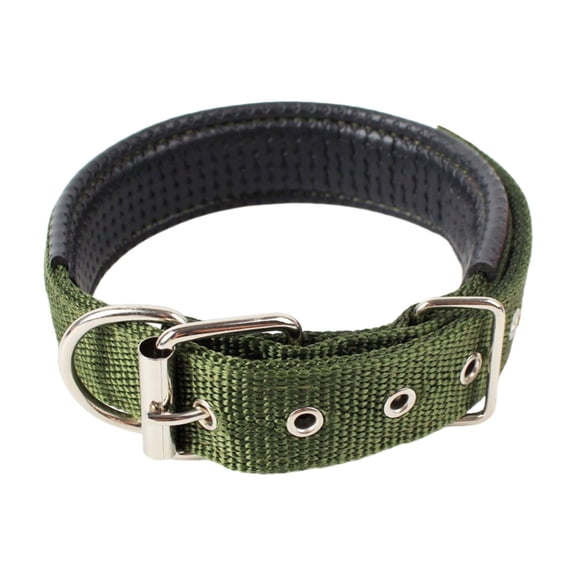 Buckle Dog Collar, Yghoky Adjustable Nylon Dog Collars, Padded Dog Collar Heavy Duty for Extra Large Breed Dogs