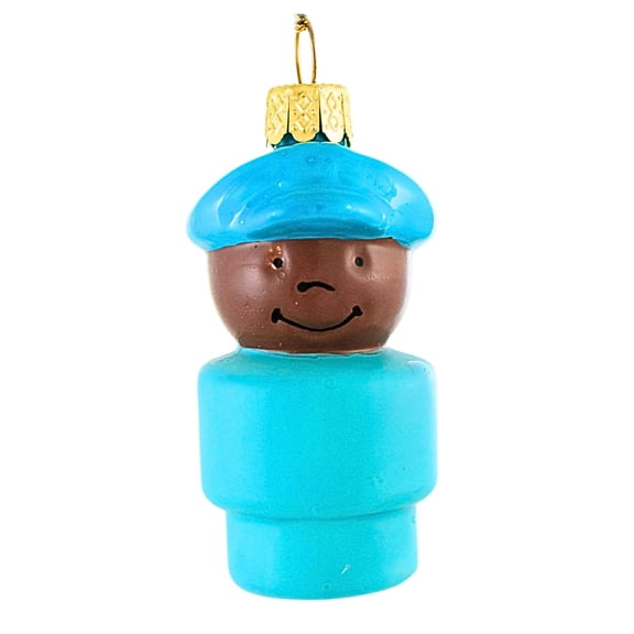 Cody Foster 2.25In Vintage Tiny People, Glass, Childhood Toy Memories Gl1616 Teal