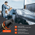 thumbnail image 3 of High Pressure Garden Hose Nozzle Spray Gun: 3 Modes, Leak-Proof Water Booster for Car Wash, Patio & Garden Watering. Includes 2 Stainless Steel Clamps, 3 of 7