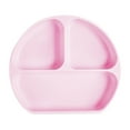 thumbnail image 1 of Silicone Baby Plates Unbreakable Divided Suction Plate for Rice Fruits Snacks Highchair Camp, 1 of 8