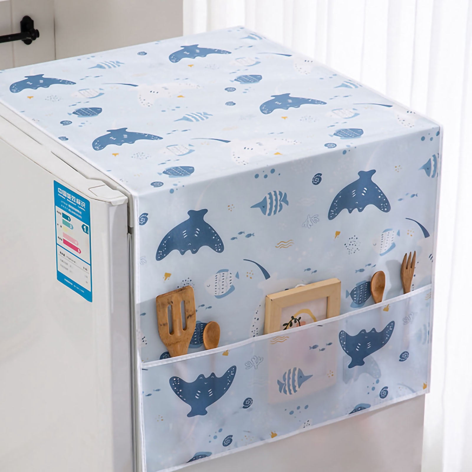 Housse De Réfrigérateur Extérieur Imperméable En Tissu Oxford - 5 Tailles (S à XXL) - Protection Anti-poussière Et Intempéries