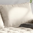 thumbnail image 6 of Pemberly Row 70" Upholstered Modern Faux Leather Sofa in White, 6 of 8