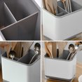thumbnail image 4 of 1 escurridor de utensilios de cocina multifuncional con compartimentos para almacenamiento., 4 of 8