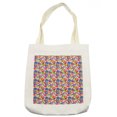 thumbnail image 1 of Spring Tote Bag, Childish Flourishing Blossoms Pattern Lilly Daisy Magnolia Summer Flourishes, Cloth Linen Reusable Bag for Shopping Books Beach and More, 16.5" X 14", Cream, by Ambesonne, 1 of 2