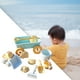 thumbnail image 1 of Juego de juguetes de playa Hugo Carrito Azul 10 Piezas, 1 of 9