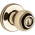 thumbnail image 2 of Kwikset Polo Keyed Entry Knob in Polished Brass, 2 of 9