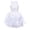 White, variant on HJYCHN Halloween for Girls Sleeveless Dress with Back Bow and Tiered Ruffled Skirt for Girls Dresses 8-10 Years