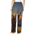 thumbnail image 3 of Balery Yak print Women's Pajama Pants,Ultra Lightweight Pjs,Lounge Pant-Small, 3 of 9