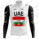 thumbnail image 5 of Chaleco cortavientos para hombre del equipo UAE 2023, color negro, de Eslovenia, para ciclismo, maillot de ciclismo de manga larga aaa MTB, 5 of 5