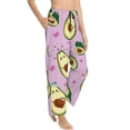 thumbnail image 2 of Balery Different Avocados print Women's Pajama Pants,Ultra Lightweight Pjs,Lounge Pant-, 2 of 9