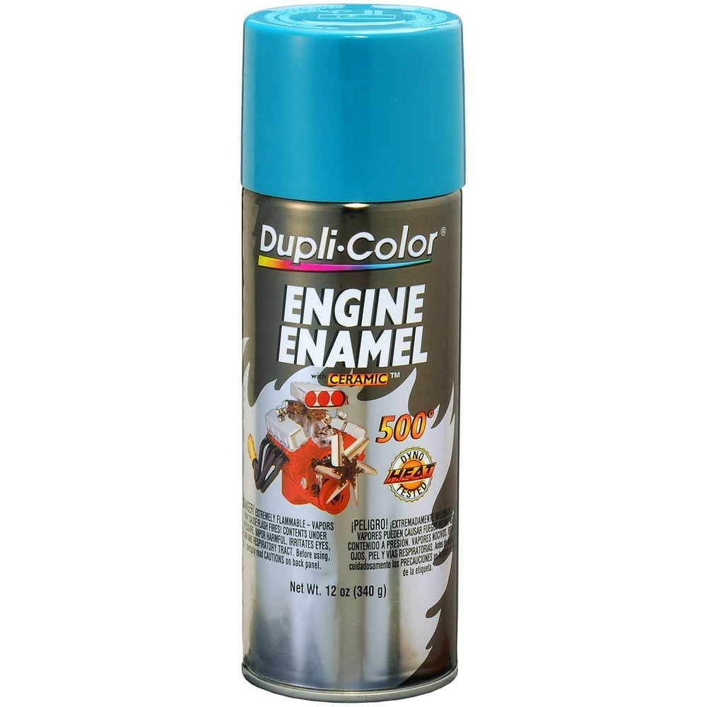 DupliColor 12oz PONTIAC BLUE Engine Enamel Paint w/ CERAMIC Resin