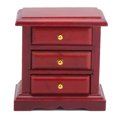 thumbnail image 3 of 1/12 Dollhouse Bedside Table, Dollhouse Bedside Table, Simulate Exquisite Solid Durable For Doll House, 3 of 8