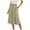 Light Yellow, variant on vigerkar Womens Min Skirt Summer Trendy Tie Knot Elastic High Waisted Boho Casual Beach Flowy Swing Long Skirts with Pockets Green, XXL