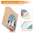 thumbnail image 3 of Penguins and Gifts Napkin Holders for Tables Napkin Stand Paper Holder Organizer Tabletop Tissue Box Dispenser, 3 of 8